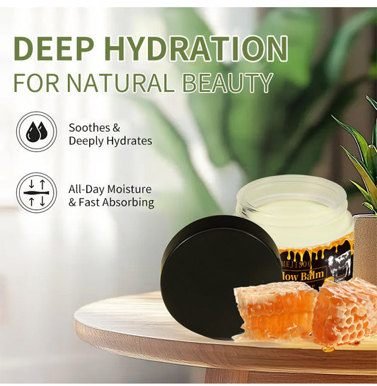 Whipped Tallow and Honey Balm for Face - Unscented Grass Fed Beef Tallow for Skin, Moisturizer Cream with Manuka Honey, Jojoba Oil, Mango Butter & Vitamin E - For Dry Skin & Body,3 pack