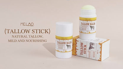 Beef Tallow for Skin, Grass Finished & Grass Fed Beef Tallow and Honey Balm Body & Face Moisturizer, Organic Beeswax and Organic Honey, Light Scent, Moisturizing Natural Formula